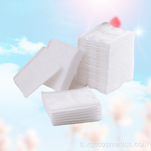 Cosmetic cotton pad para sa pangangalaga sa balat